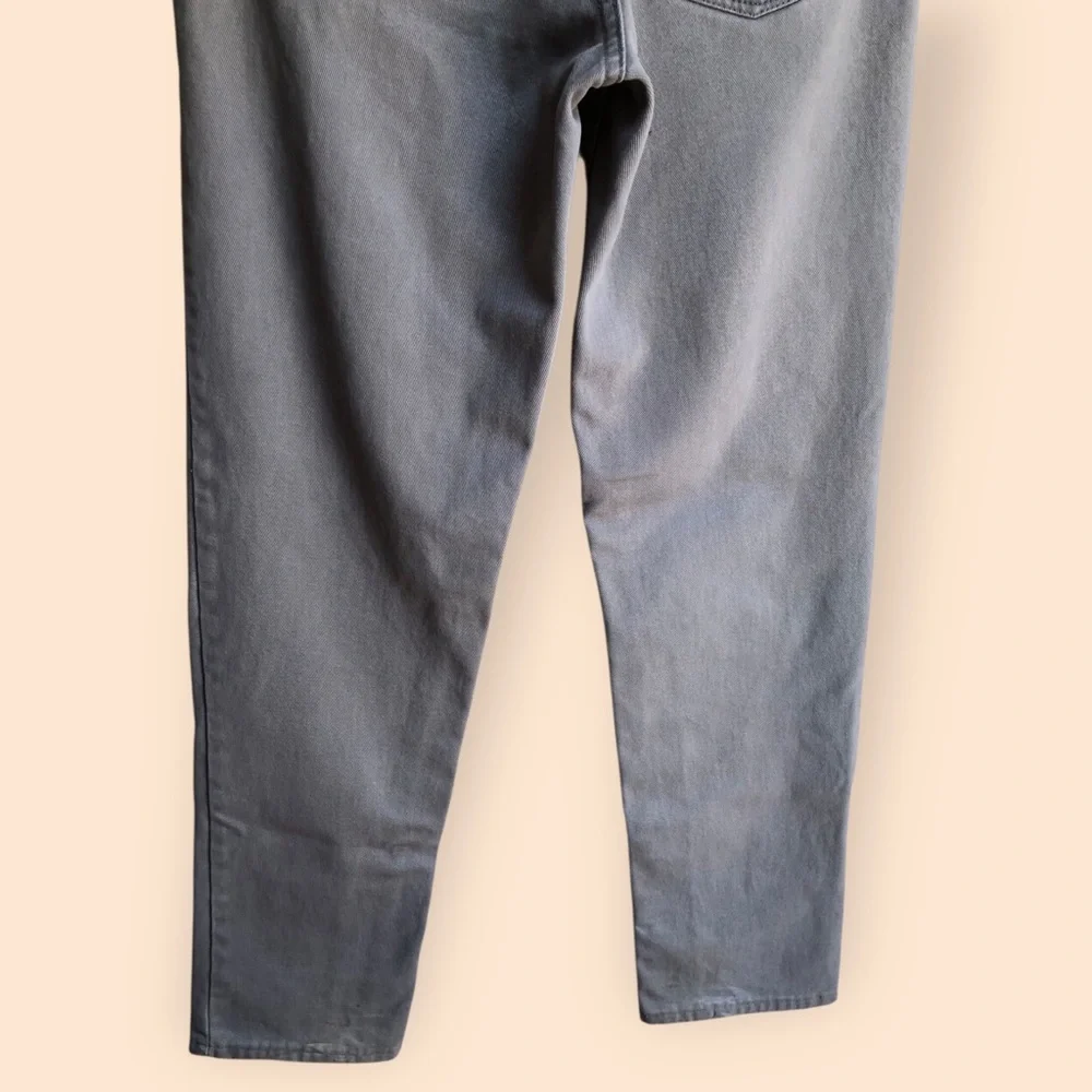 Lands’ End MENS Traditional Fit Stretch Jeans Light Grey Denim Pants MENS 32